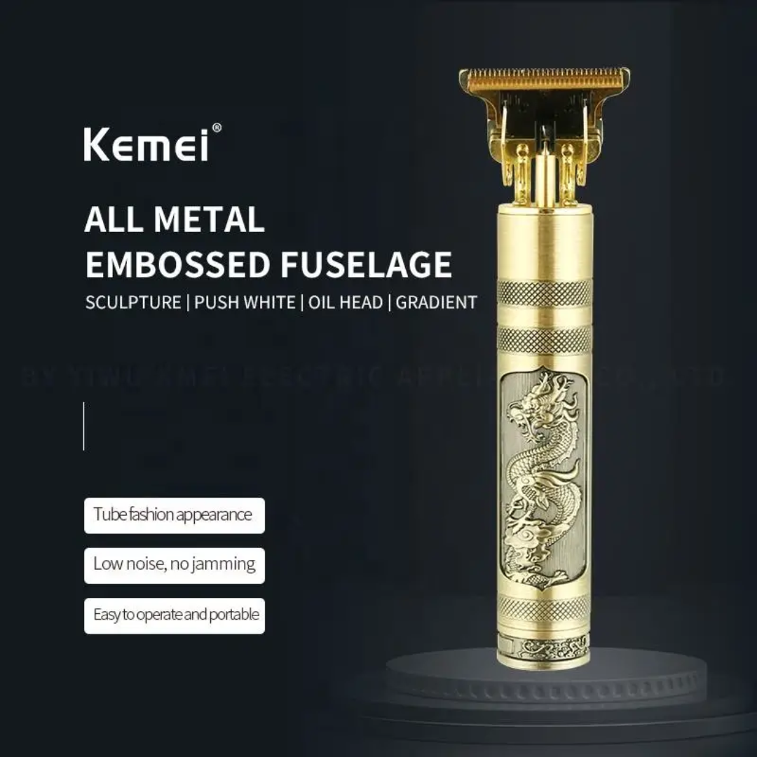 Top Sale Metallic Electric Trimmer Hair Removal Kemei KM-229 Electric Barber Hair Trimmer Cordless Hair Clippers for Men