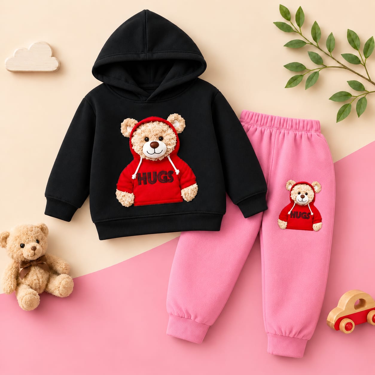Elegant Stylish Kids Hoodie Set